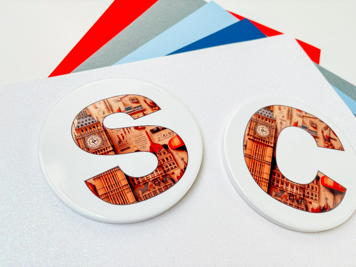 Sublimation Coaster made with the LOKLiK