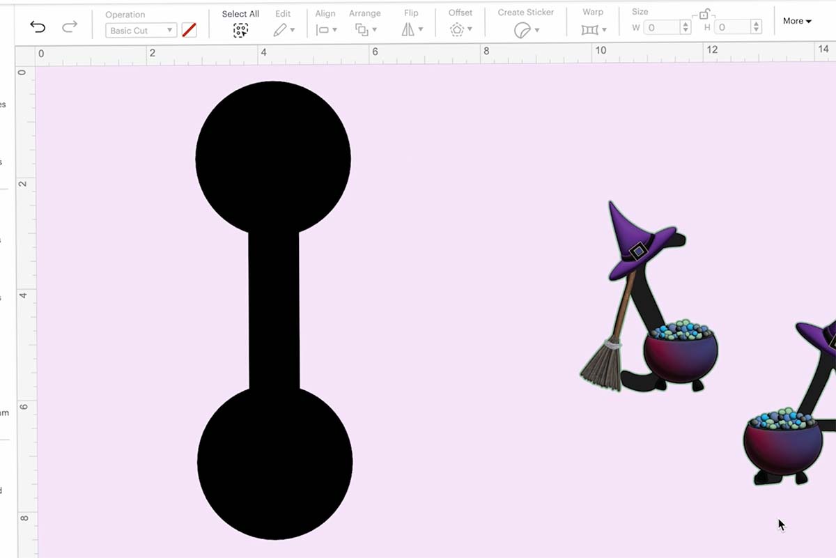 Make your basic magnet shape