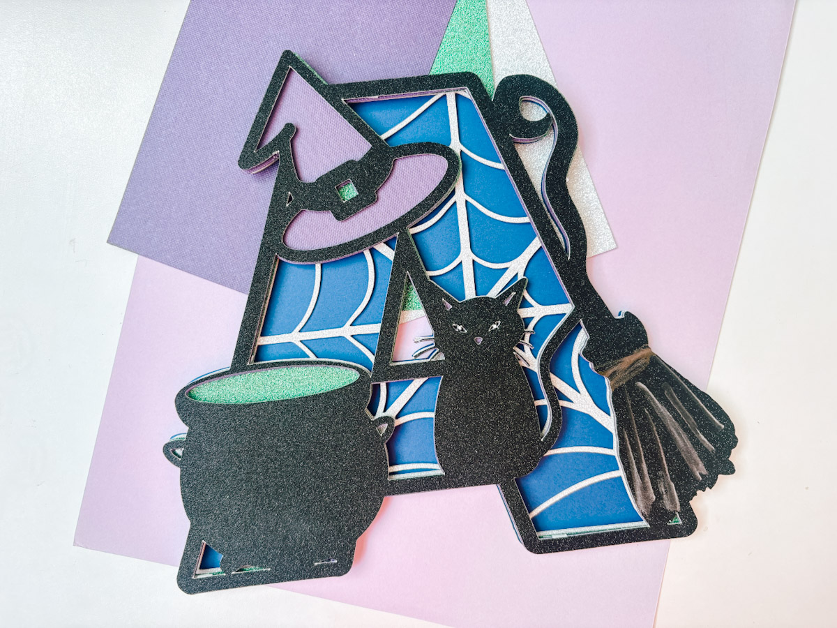 Free SVG Halloween Witch SVG Alphabet and Numbers