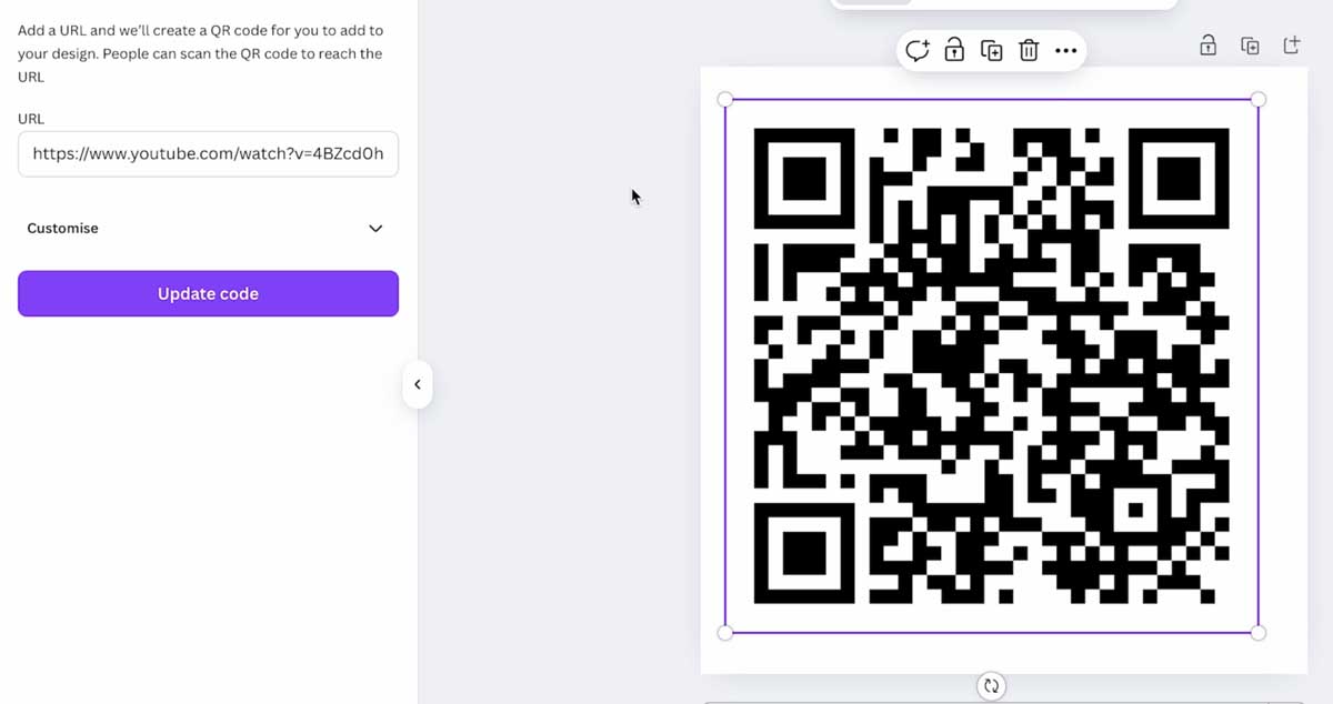 Create a QR Code in Canva For Your Video