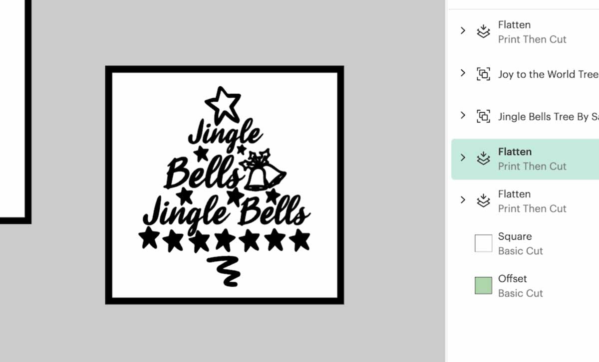 Make the card design for foiling in Cricut