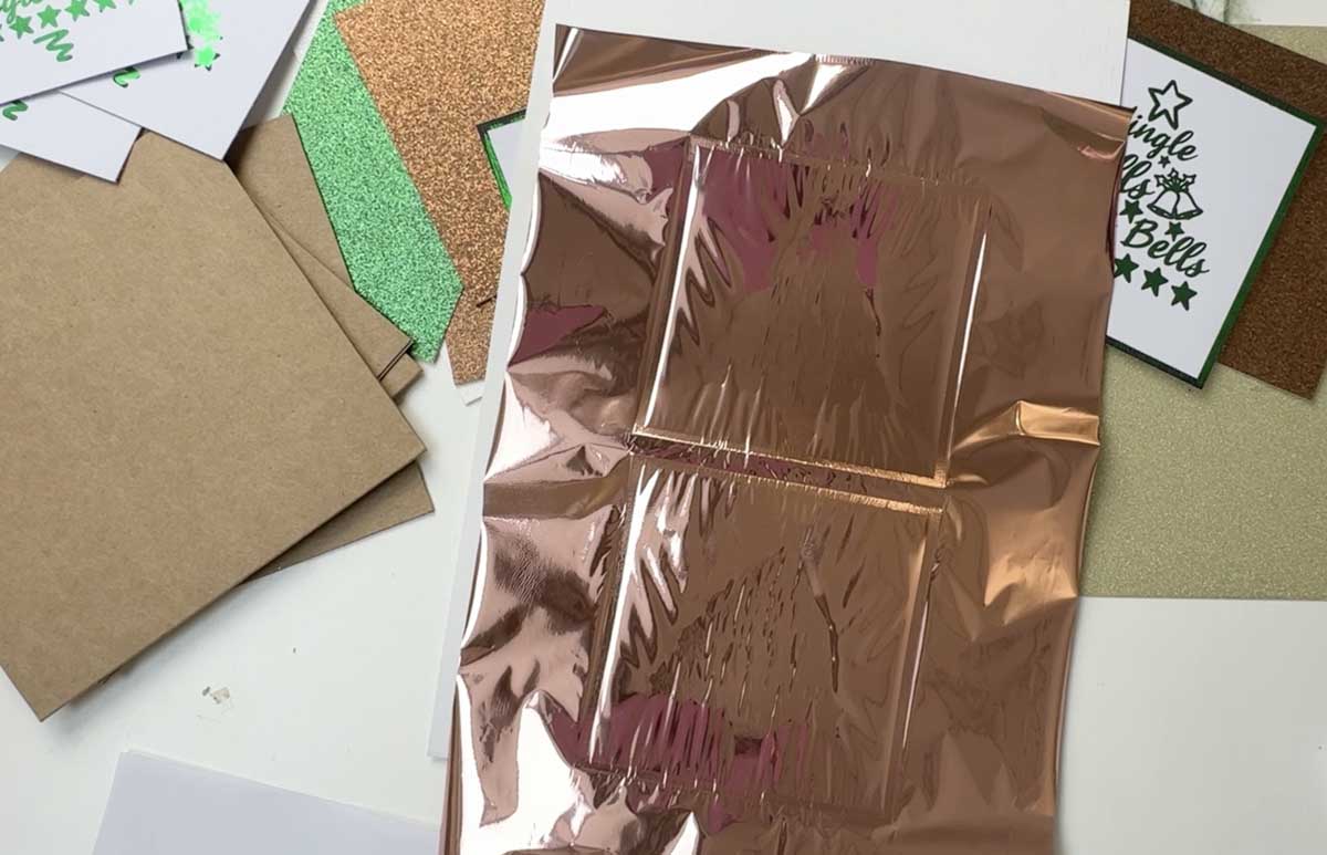 Making a foil card