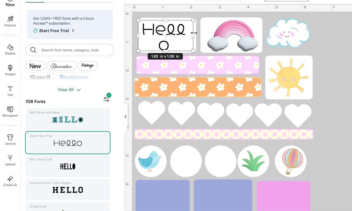 Add text to your stickers