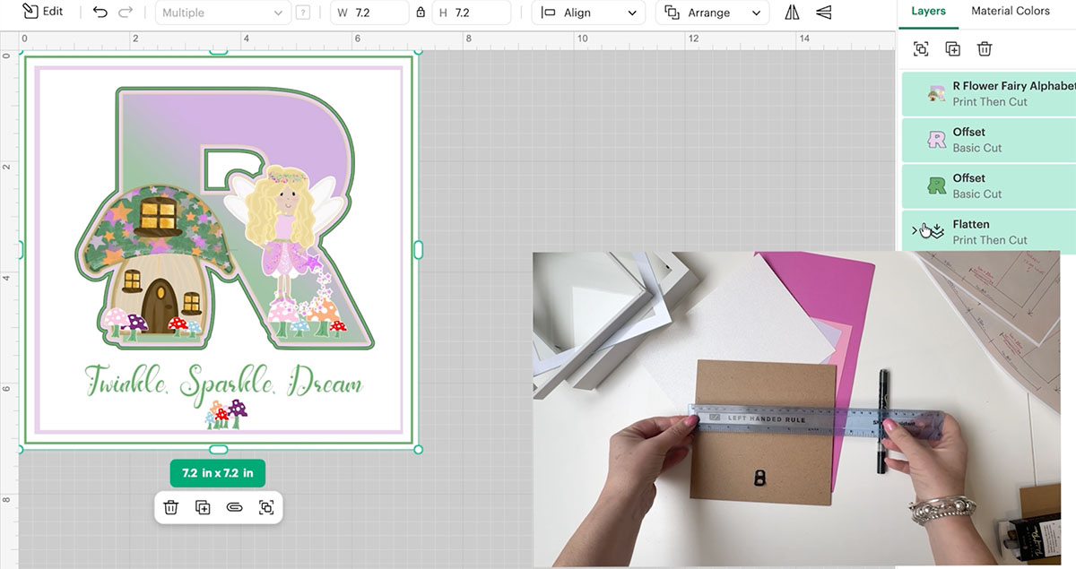 Measure your box frame to ensure your artwork will fit inside