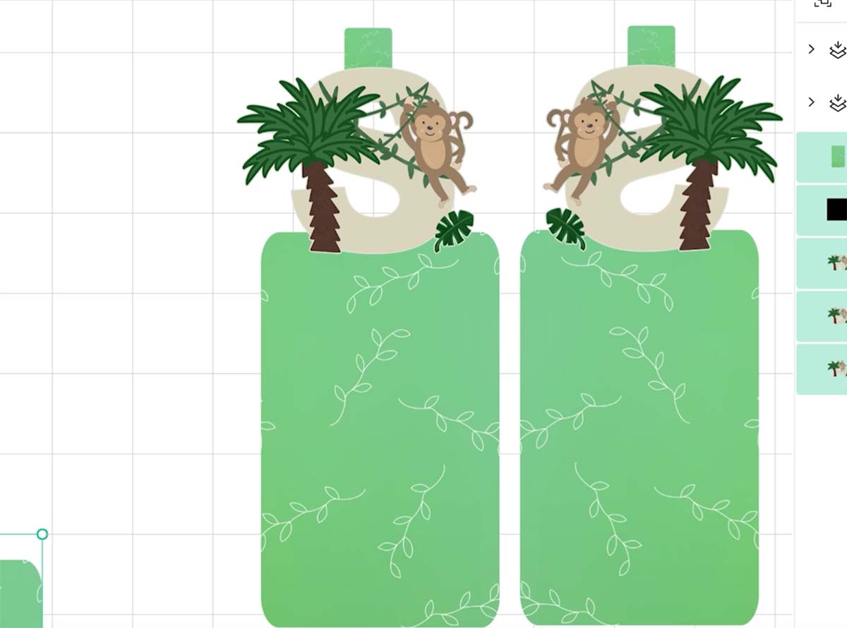 Duplicate your bookmake and flip to make the back