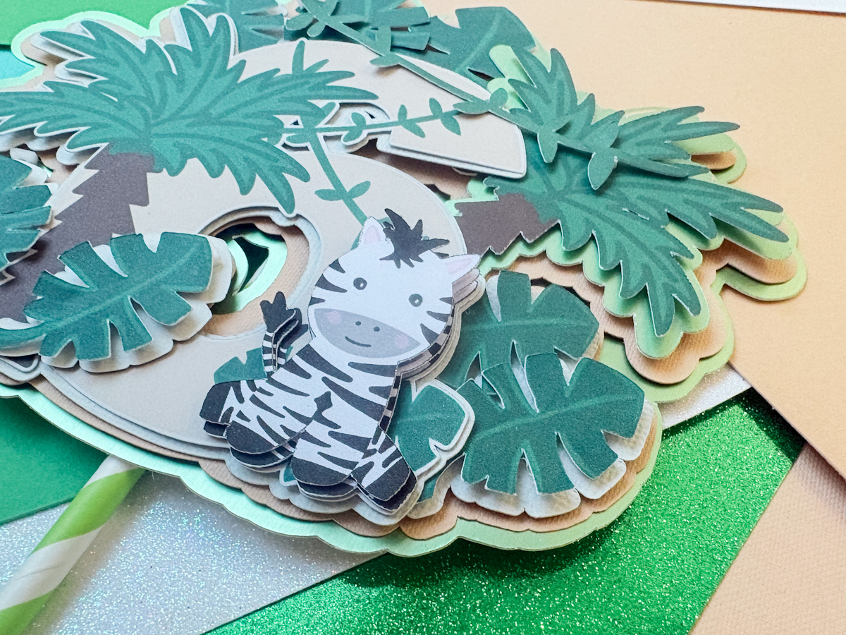 PNG Cute Jungle Zebra Alphabet and Number set for Cricut and Silhouette for Nursery projects, New Baby Cards and Baby Showers