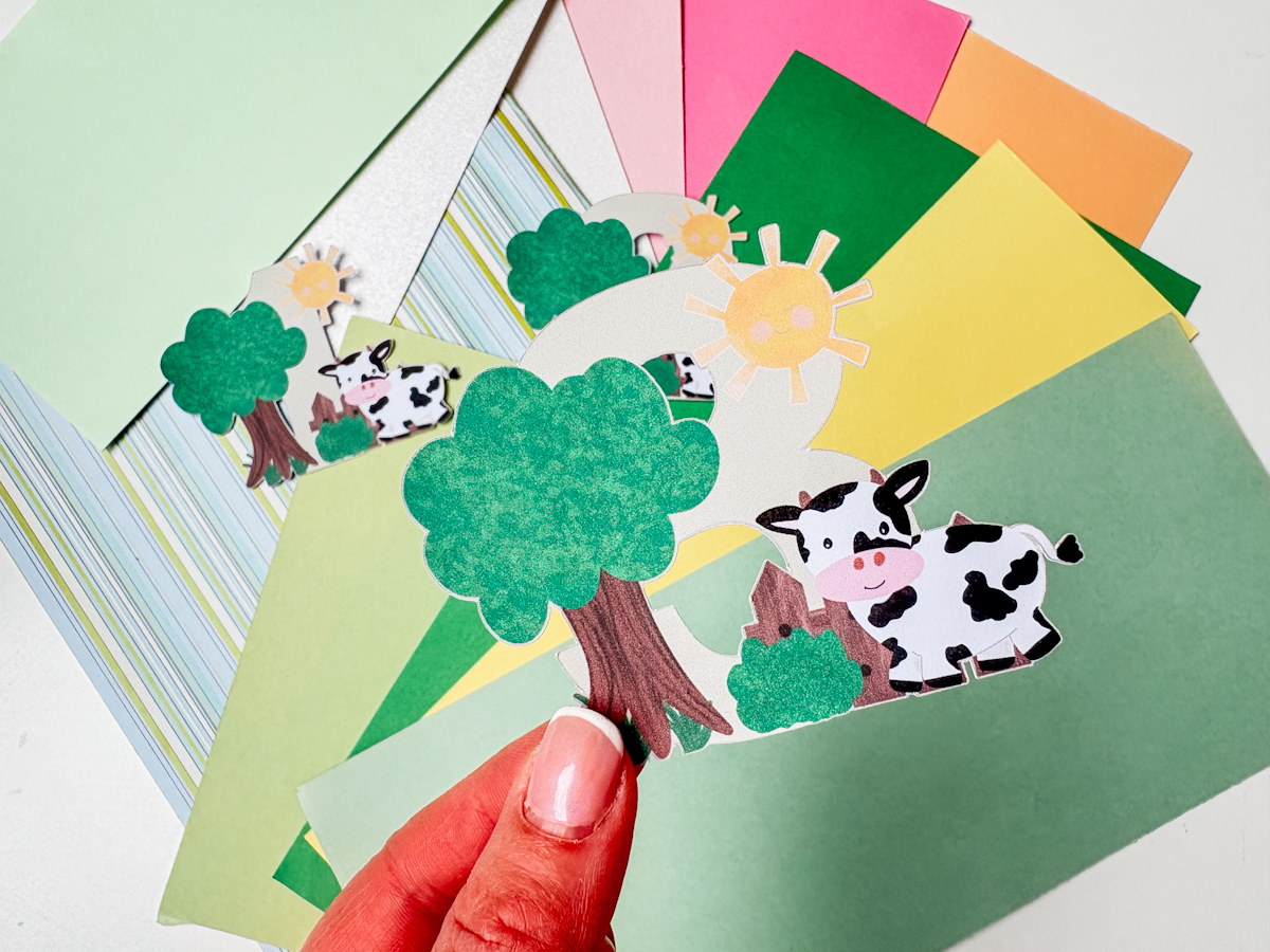 Cow Alphabet for Sublimation