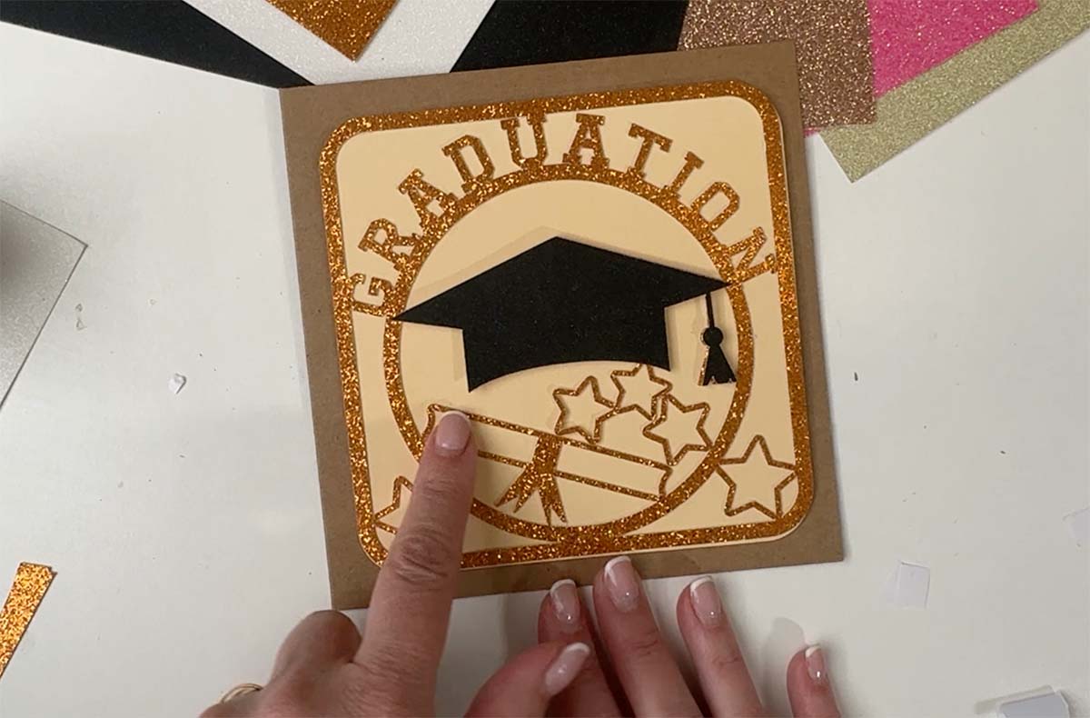 Free Graduation Card Template for Cricut or Silhouette