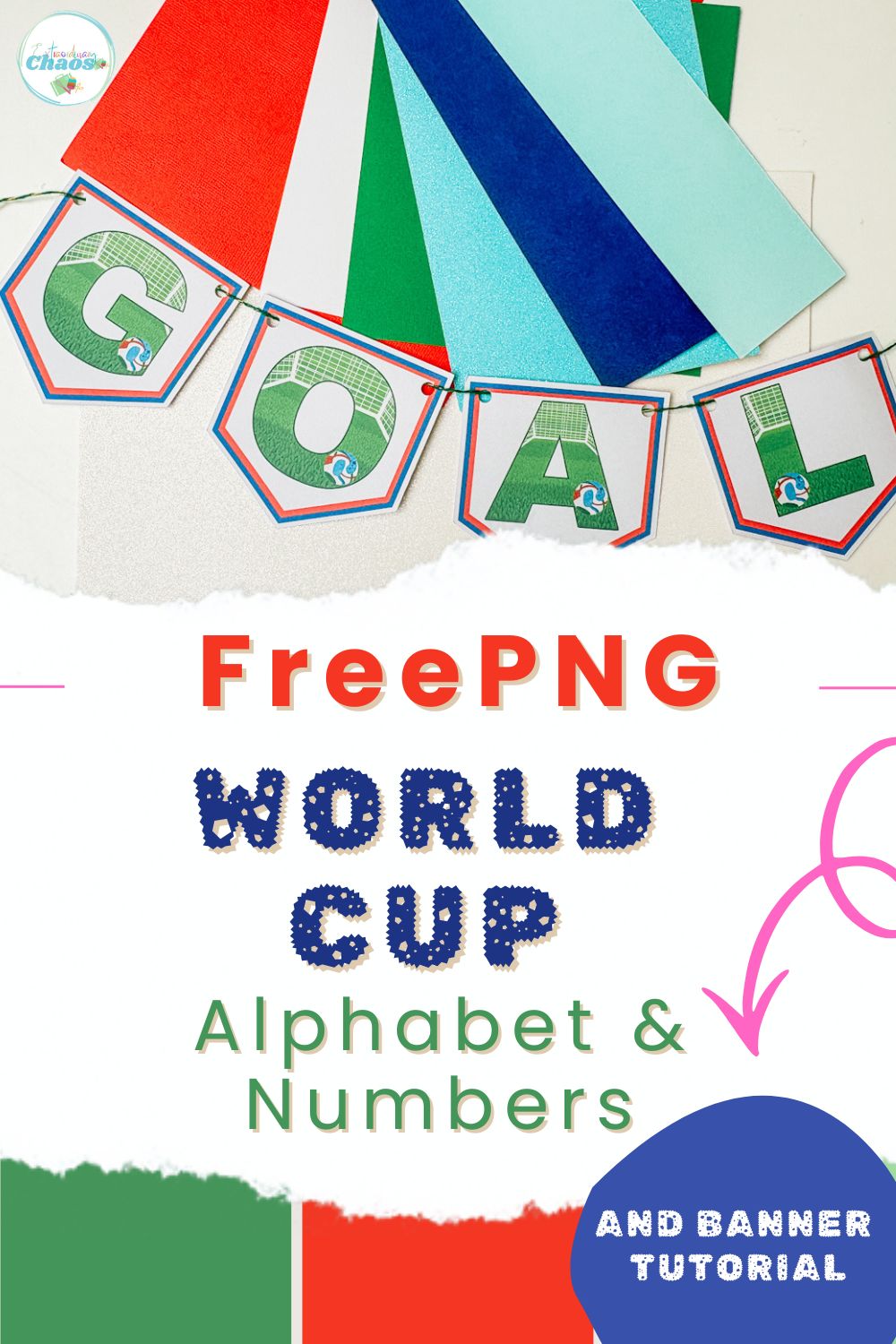 Free PNG World Cup, Football Themed Alphabet and step by Step Banner Tutorial