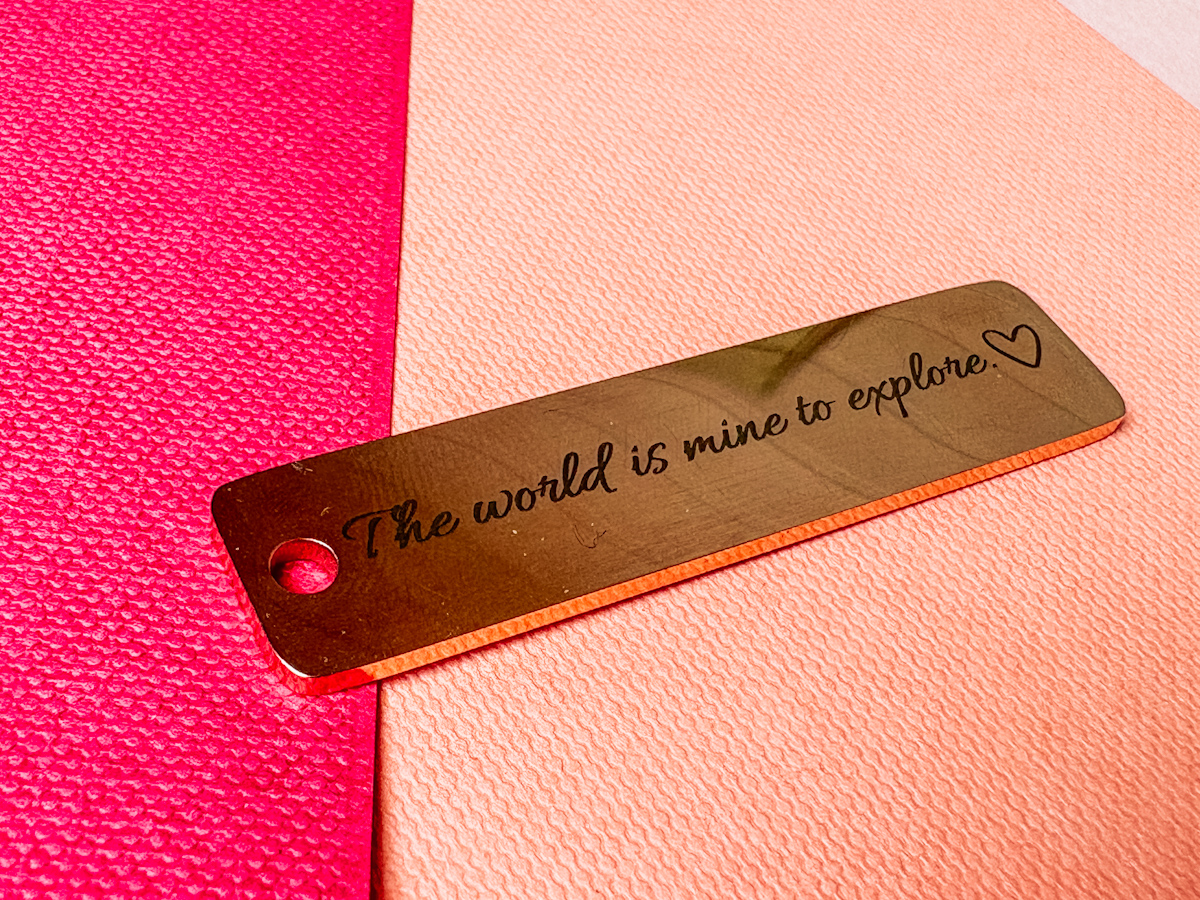 keyring engraved with the f2