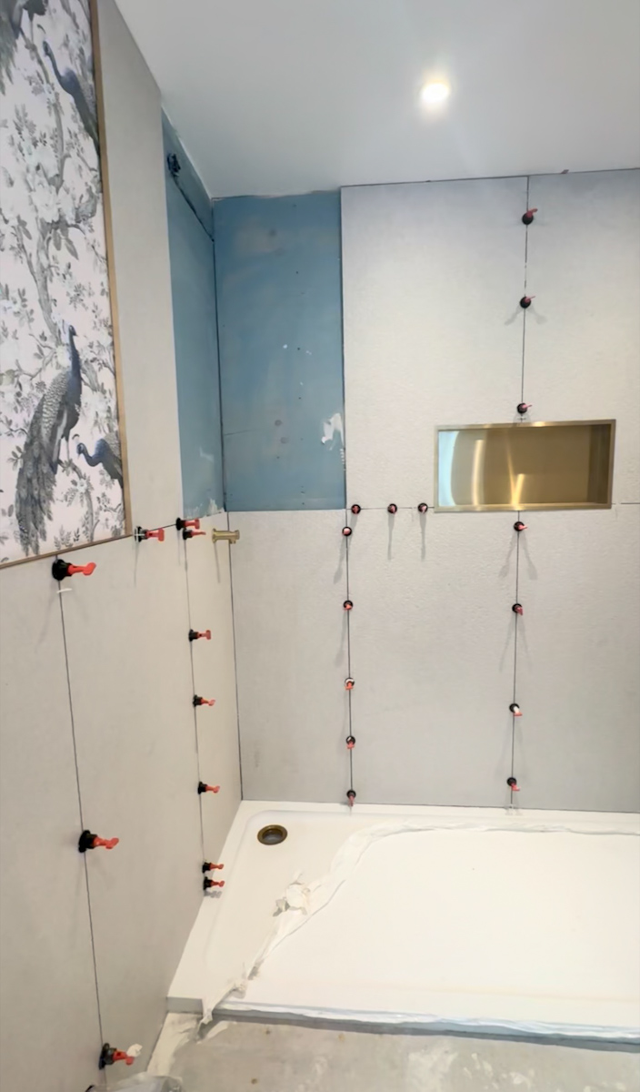 During Tiling