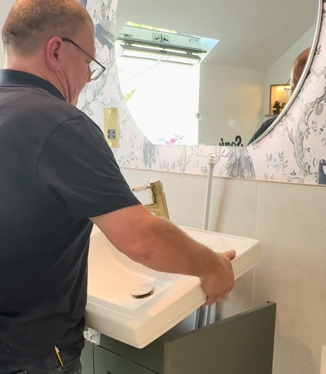 Fitting the bathroom
