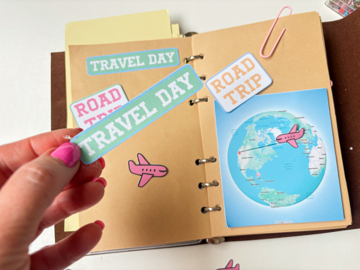 Moving paper map for journal tutorial